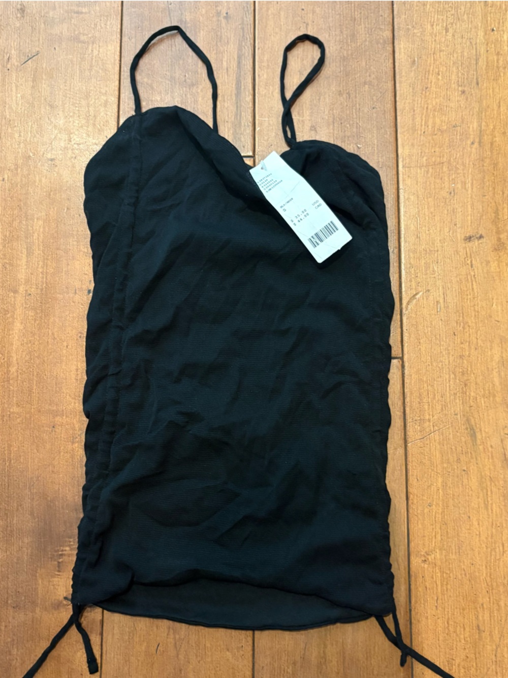 NWT Urban Outfitters Black Spaghetti Strap Top